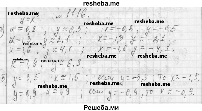     ГДЗ (Решебник 2013) по
    алгебре    7 класс
                Ю.Н. Макарычев
     /        упражнение / 1116
    (продолжение 2)
    