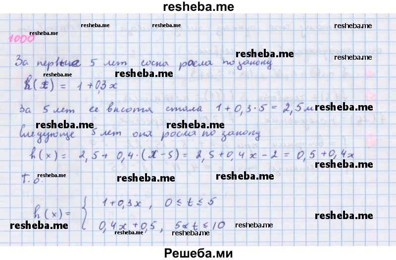     ГДЗ (Решебник к учебнику 2018) по
    алгебре    7 класс
                Ю.Н. Макарычев
     /        упражнение / 1000
    (продолжение 2)
    