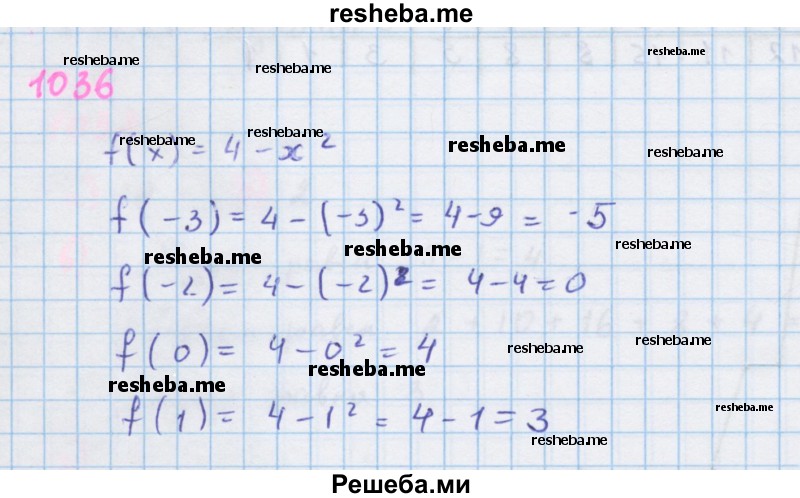     ГДЗ (Решебник к учебнику 2018) по
    алгебре    7 класс
                Ю.Н. Макарычев
     /        упражнение / 1036
    (продолжение 2)
    