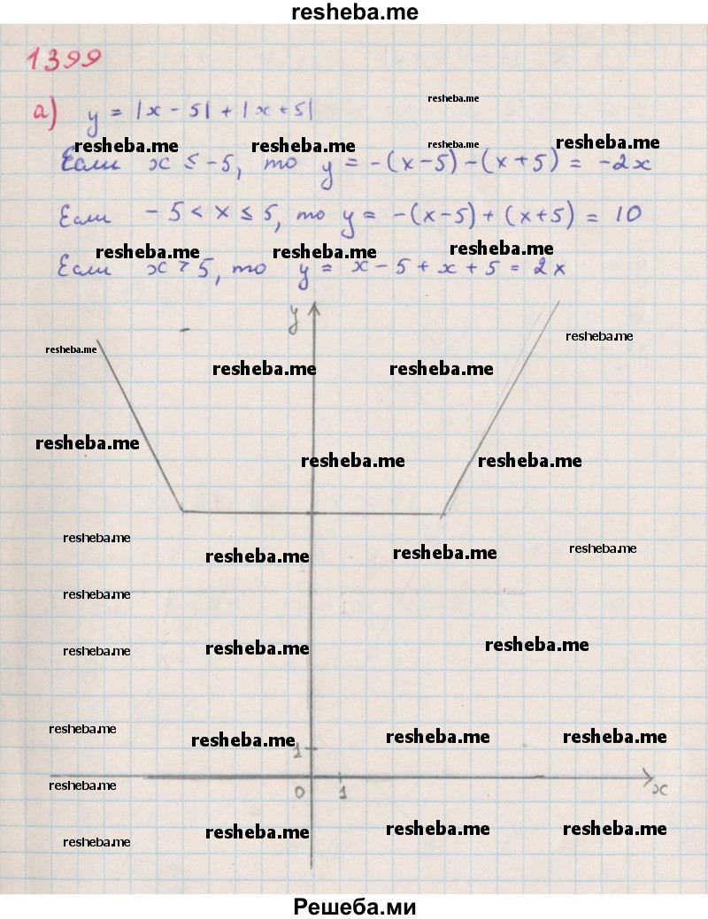     ГДЗ (Решебник к учебнику 2018) по
    алгебре    7 класс
                Ю.Н. Макарычев
     /        упражнение / 1399
    (продолжение 2)
    