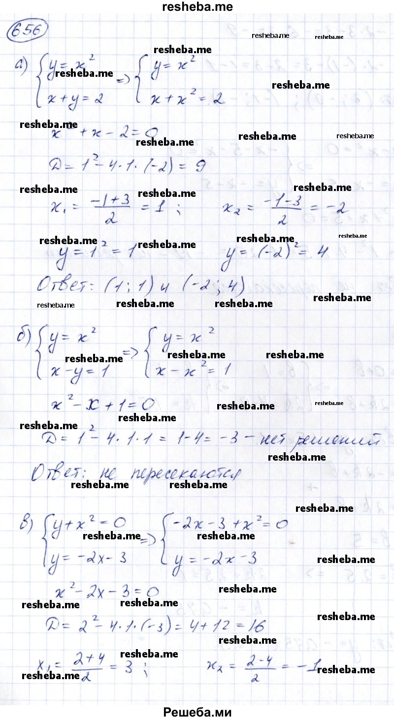     ГДЗ (Решебник к учебнику 2014) по
    алгебре    8 класс
                Г.В. Дорофеев
     /        упражнение / 656
    (продолжение 2)
    