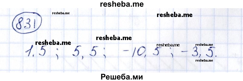     ГДЗ (Решебник к учебнику 2014) по
    алгебре    8 класс
                Г.В. Дорофеев
     /        упражнение / 831
    (продолжение 2)
    