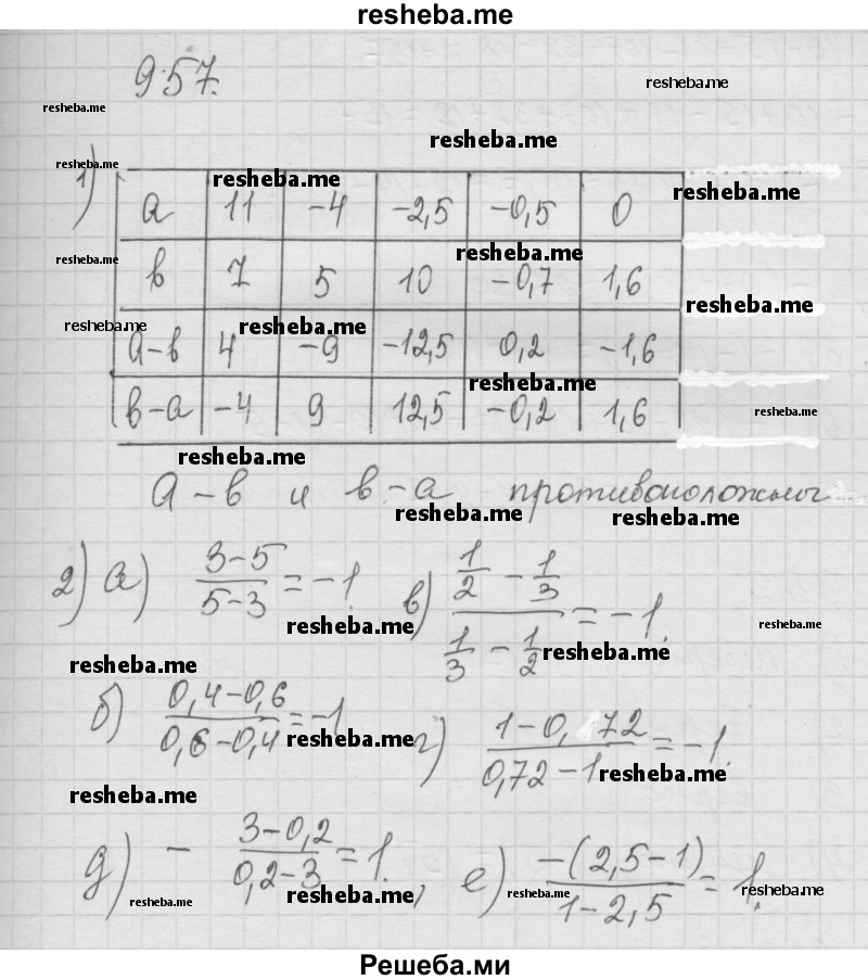     ГДЗ (Решебник к учебнику 2014) по
    математике    6 класс
                Г.В. Дорофеев
     /        глава 11 / упражнение / (957)
    (продолжение 2)
    