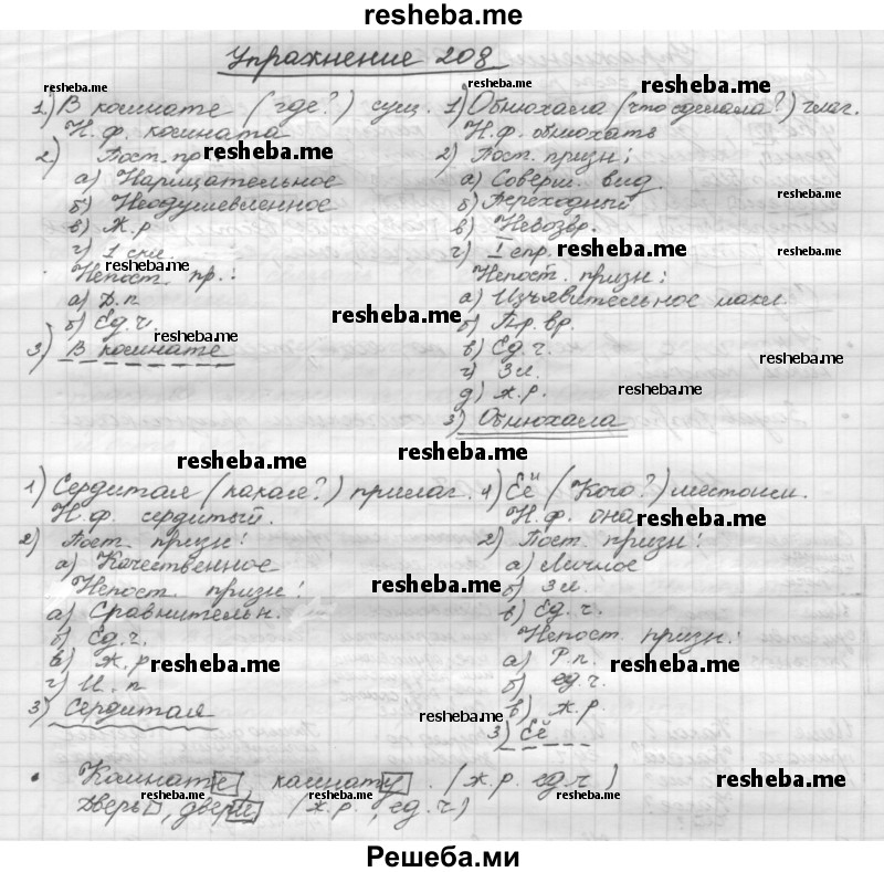     ГДЗ (Решебник) по
    русскому языку    5 класс
                Р.Н. Бунеев
     /        упражнение № / 208
    (продолжение 2)
    