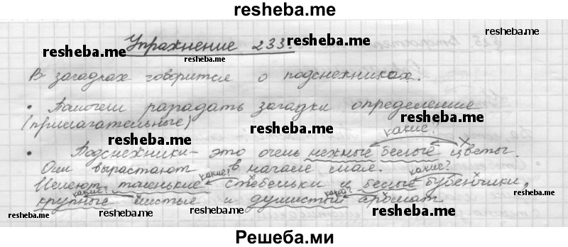     ГДЗ (Решебник) по
    русскому языку    5 класс
                Р.Н. Бунеев
     /        упражнение № / 233
    (продолжение 2)
    