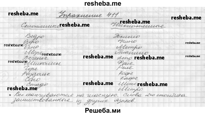     ГДЗ (Решебник) по
    русскому языку    5 класс
                Р.Н. Бунеев
     /        упражнение № / 411
    (продолжение 2)
    