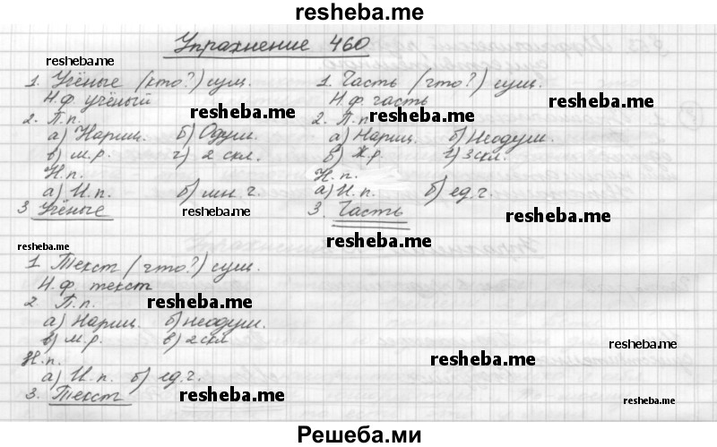     ГДЗ (Решебник) по
    русскому языку    5 класс
                Р.Н. Бунеев
     /        упражнение № / 460
    (продолжение 2)
    