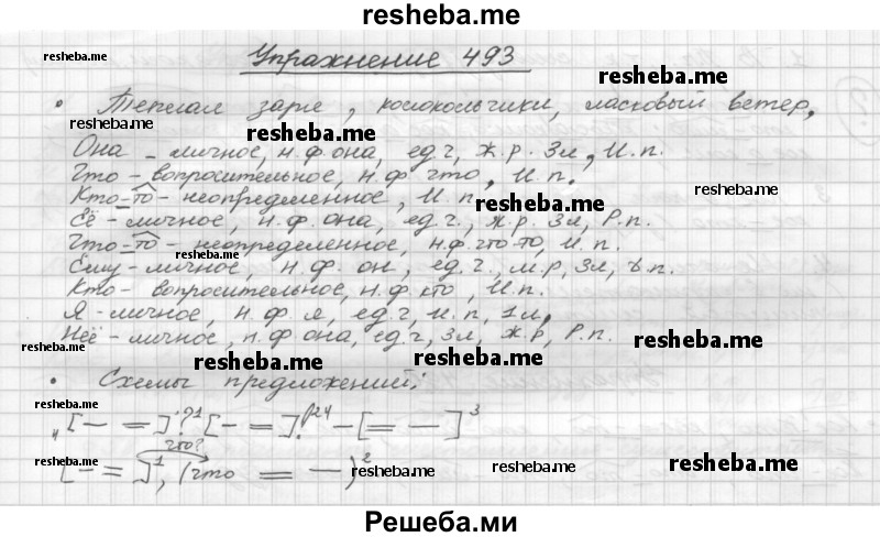     ГДЗ (Решебник) по
    русскому языку    5 класс
                Р.Н. Бунеев
     /        упражнение № / 493
    (продолжение 2)
    