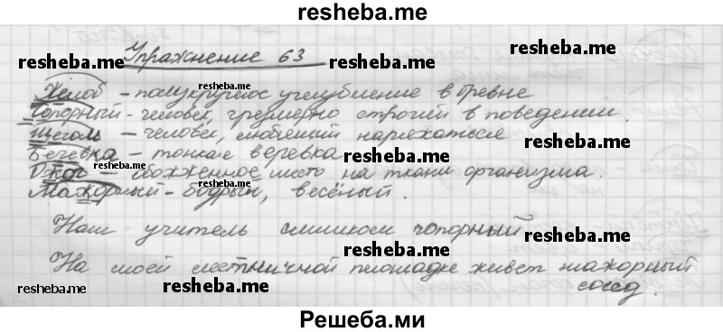     ГДЗ (Решебник) по
    русскому языку    5 класс
                Р.Н. Бунеев
     /        упражнение № / 63
    (продолжение 2)
    