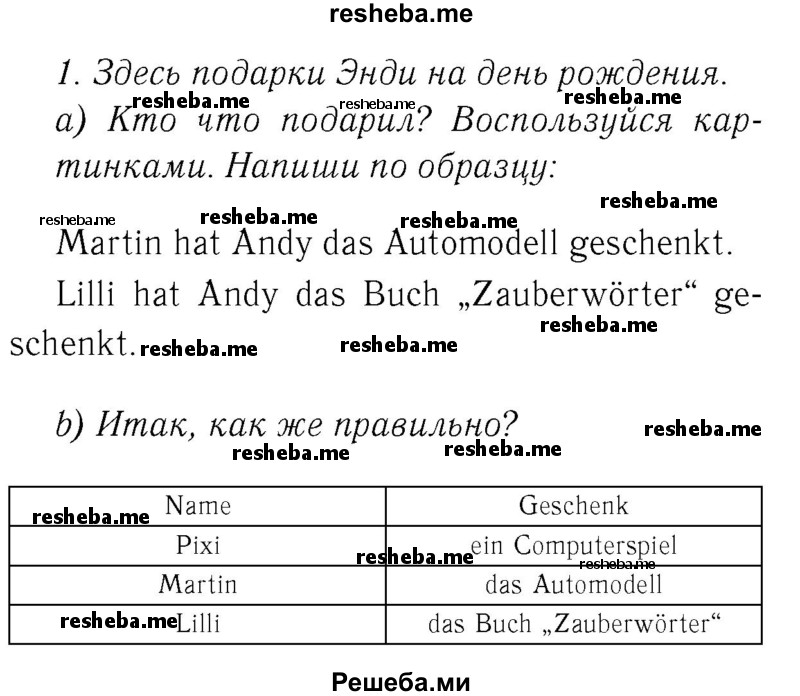     ГДЗ (Решебник №2) по
    немецкому языку    4 класс
            (рабочая тетрадь)            И.Л. Бим
     /        часть А. страница № / 28
    (продолжение 3)
    