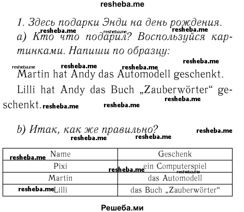     ГДЗ (Решебник №2) по
    немецкому языку    4 класс
            (рабочая тетрадь)            И.Л. Бим
     /        часть А. страница № / 29
    (продолжение 2)
    