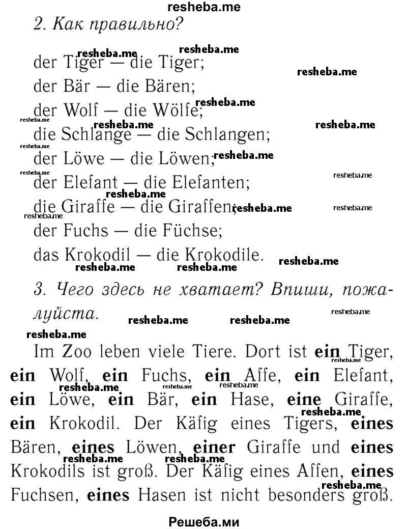     ГДЗ (Решебник №2) по
    немецкому языку    4 класс
            (рабочая тетрадь)            И.Л. Бим
     /        часть Б. страница № / 31
    (продолжение 2)
    