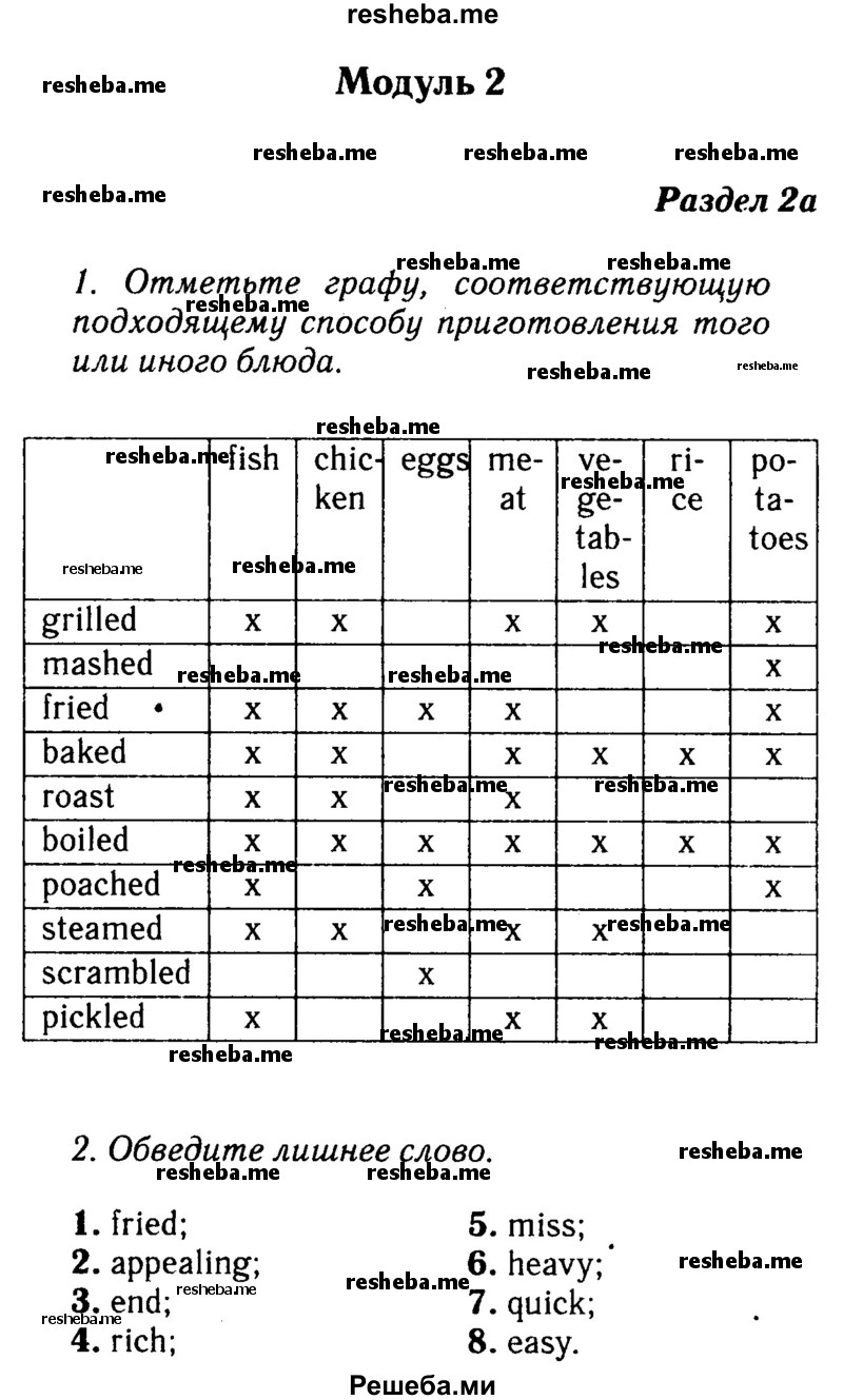     ГДЗ (Решебник №2 2016) по
    английскому языку    8 класс
            (рабочая тетрадь)            Ю.Е. Ваулина
     /        страница / 14
    (продолжение 2)
    