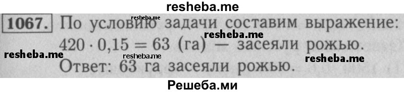     ГДЗ (Решебник №2 к учебнику 2016) по
    математике    5 класс
                А.Г. Мерзляк
     /        номер / 1067
    (продолжение 2)
    