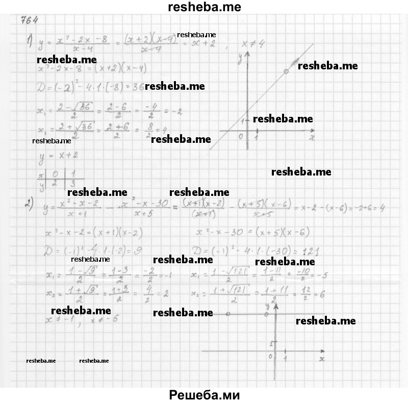     ГДЗ (Решебник 2016) по
    алгебре    8 класс
                А.Г. Мерзляк
     /        упражнение / 764
    (продолжение 2)
    