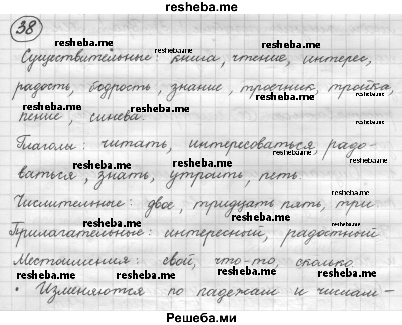     ГДЗ (Решебник 2016) по
    русскому языку    7 класс
                Л. М. Рыбченкова
     /        упражнение / 38
    (продолжение 2)
    
