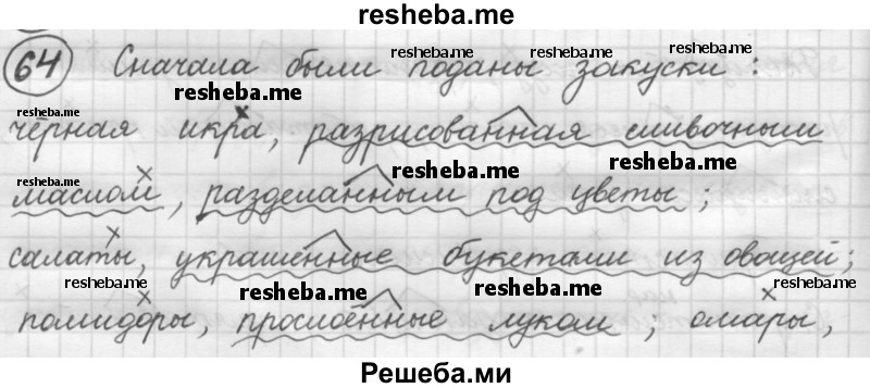     ГДЗ (Решебник 2016) по
    русскому языку    7 класс
                Л. М. Рыбченкова
     /        упражнение / 64
    (продолжение 2)
    