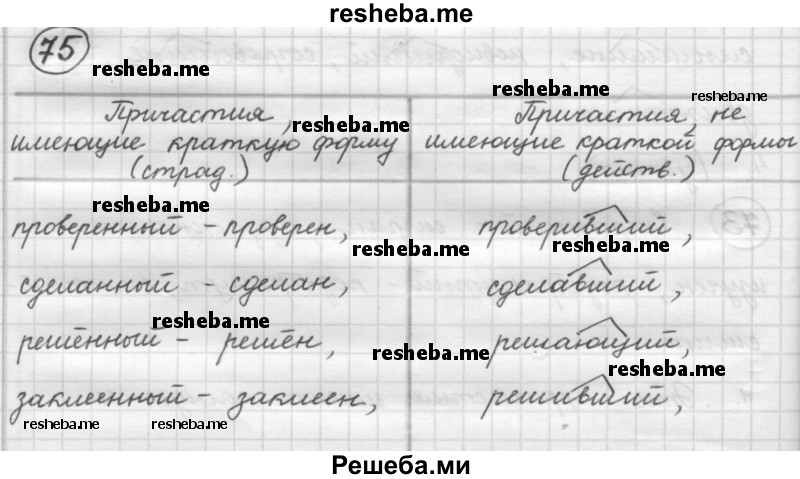     ГДЗ (Решебник 2016) по
    русскому языку    7 класс
                Л. М. Рыбченкова
     /        упражнение / 75
    (продолжение 2)
    