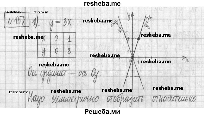     ГДЗ (Решебник) по
    алгебре    7 класс
                Г. К. Муравин
     /        упражнение / 158
    (продолжение 2)
    