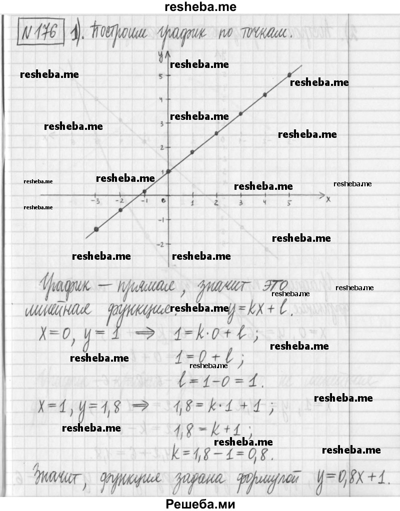     ГДЗ (Решебник) по
    алгебре    7 класс
                Г. К. Муравин
     /        упражнение / 176
    (продолжение 2)
    