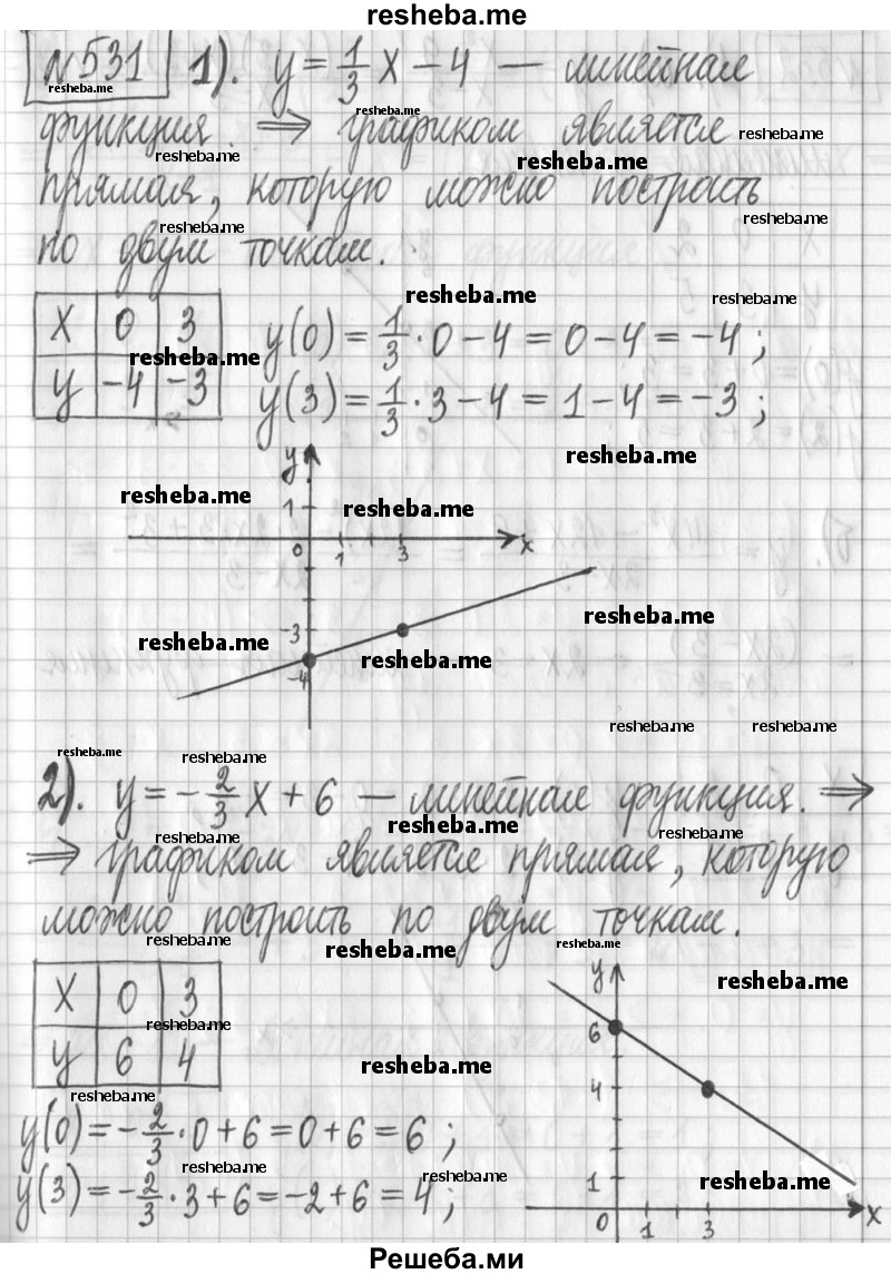     ГДЗ (Решебник) по
    алгебре    7 класс
                Г. К. Муравин
     /        упражнение / 531
    (продолжение 2)
    