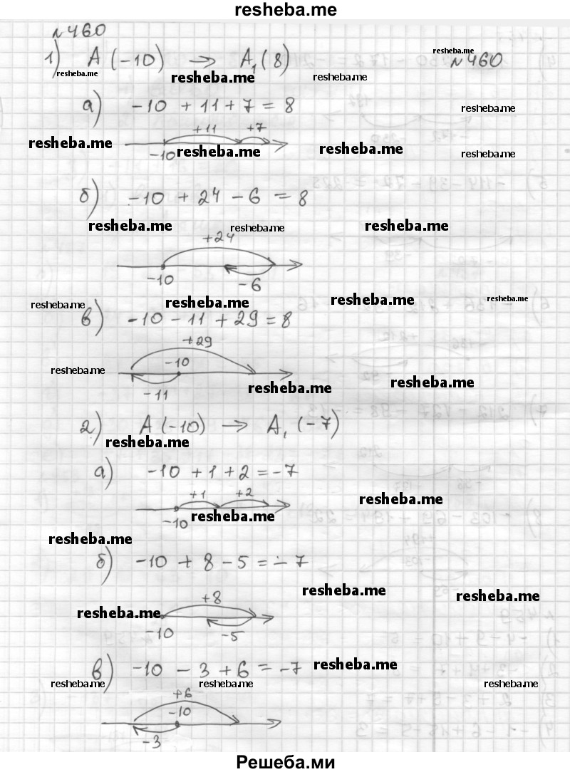     ГДЗ (Решебник) по
    математике    6 класс
                Муравин Г.К.
     /        номер / 460
    (продолжение 2)
    