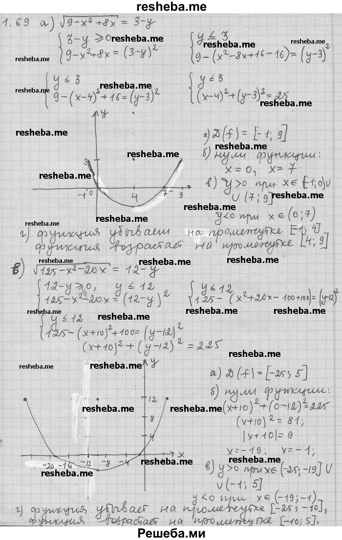     ГДЗ (Решебник) по
    алгебре    11 класс
                Никольский С. М.
     /        номер / § 1 / 69
    (продолжение 2)
    