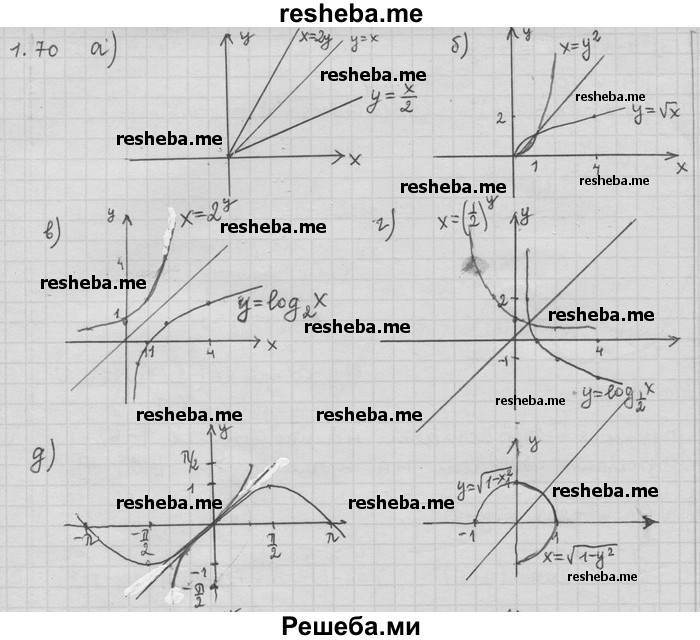     ГДЗ (Решебник) по
    алгебре    11 класс
                Никольский С. М.
     /        номер / § 1 / 70
    (продолжение 2)
    