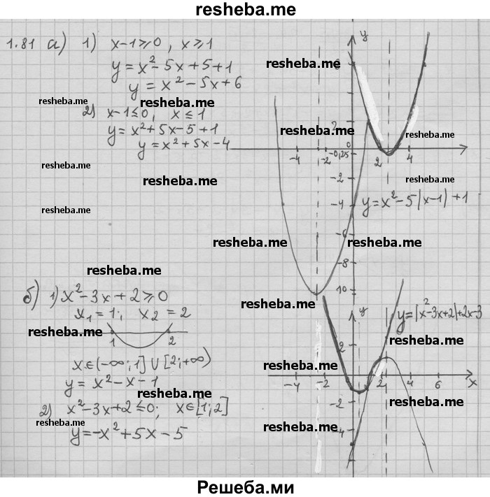     ГДЗ (Решебник) по
    алгебре    11 класс
                Никольский С. М.
     /        номер / § 1 / 81
    (продолжение 2)
    