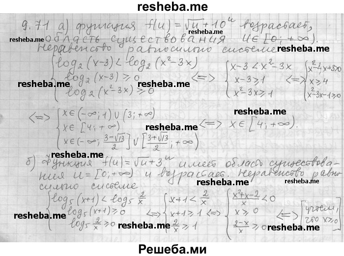     ГДЗ (Решебник) по
    алгебре    11 класс
                Никольский С. М.
     /        номер / § 9 / 71
    (продолжение 2)
    