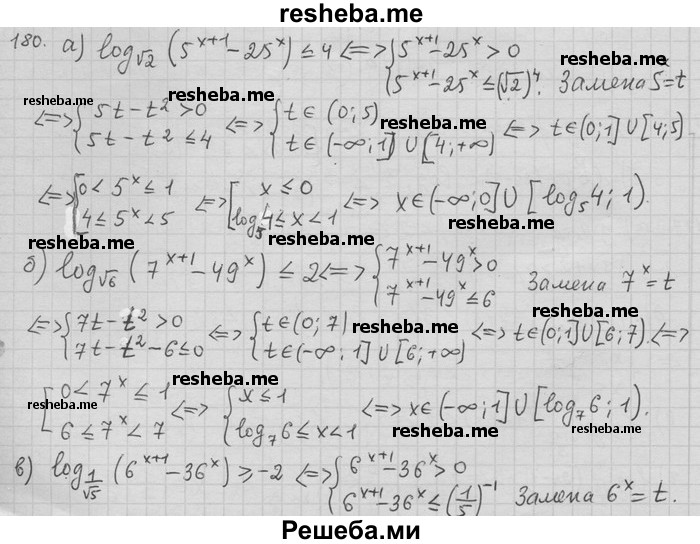     ГДЗ (Решебник) по
    алгебре    11 класс
                Никольский С. М.
     /        задача для повторения / 180
    (продолжение 2)
    