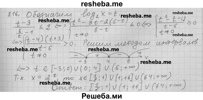     ГДЗ (Решебник) по
    алгебре    11 класс
                Никольский С. М.
     /        задача для повторения / 216
    (продолжение 2)
    