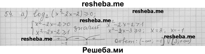     ГДЗ (Решебник) по
    алгебре    11 класс
                Никольский С. М.
     /        задача для повторения / 54
    (продолжение 2)
    