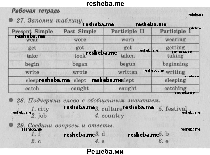     ГДЗ (Решебник №2 2016) по
    английскому языку    6 класс
            (рабочая тетрадь 1)            М.З. Биболетова
     /        страница / 59
    (продолжение 2)
    