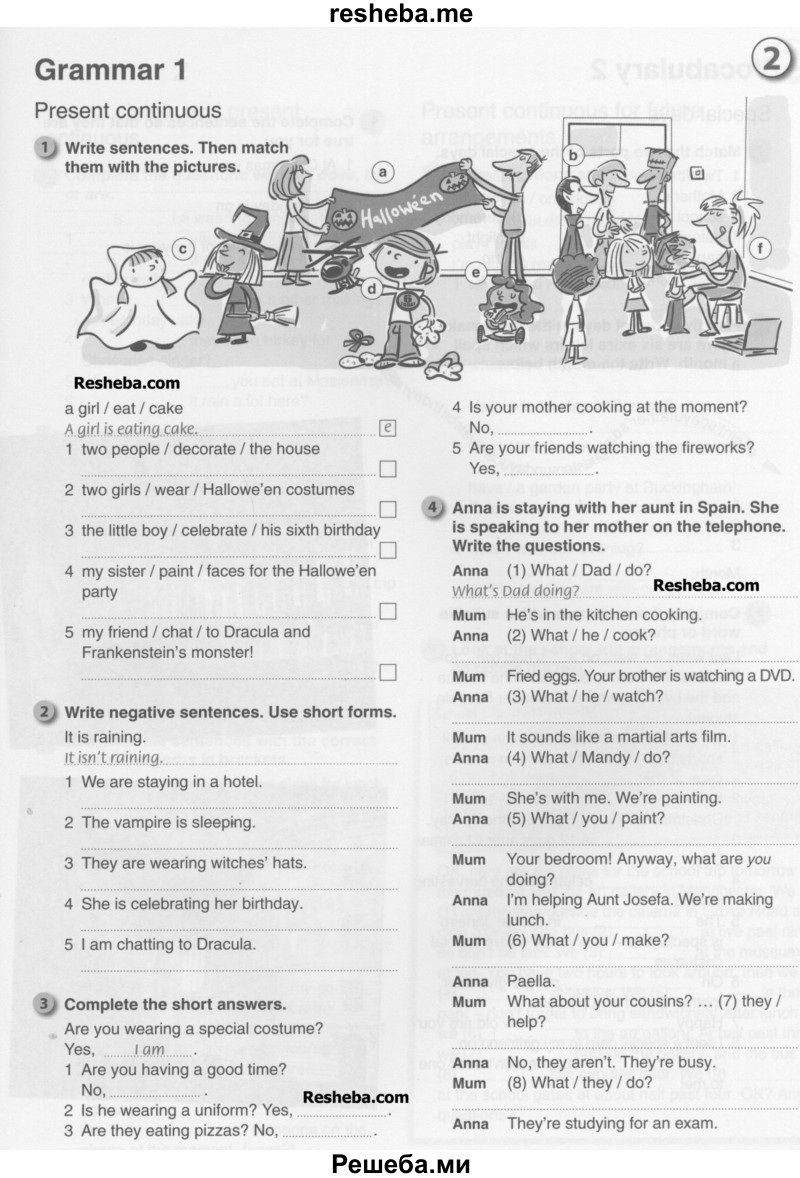 Английский 7 класс страница 57 номер 5
