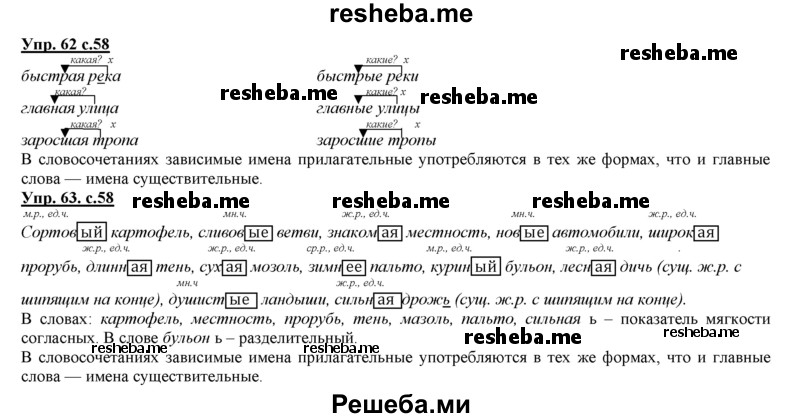     ГДЗ (Решебник 2013) по
    русскому языку    3 класс
                Желтовская Л.Я.
     /        часть 1. страница / 58
    (продолжение 3)
    