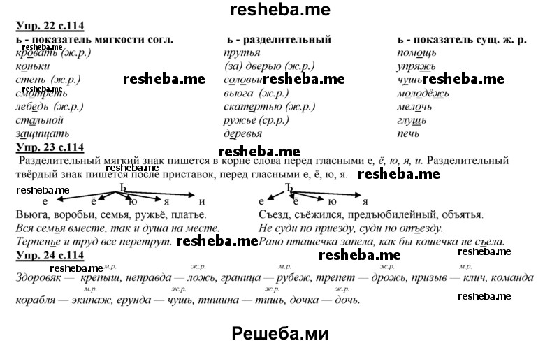     ГДЗ (Решебник 2013) по
    русскому языку    3 класс
                Желтовская Л.Я.
     /        часть 2. страница / 114
    (продолжение 2)
    