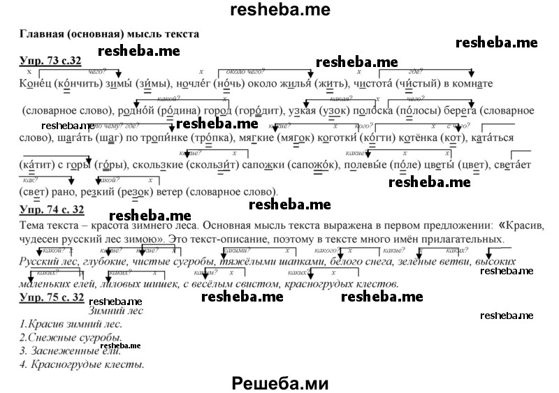     ГДЗ (Решебник 2013) по
    русскому языку    3 класс
                Желтовская Л.Я.
     /        часть 2. страница / 32
    (продолжение 2)
    