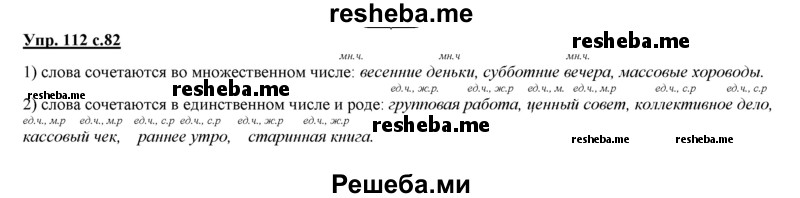     ГДЗ (Решебник 2013) по
    русскому языку    3 класс
                Желтовская Л.Я.
     /        часть 2. страница / 82
    (продолжение 2)
    