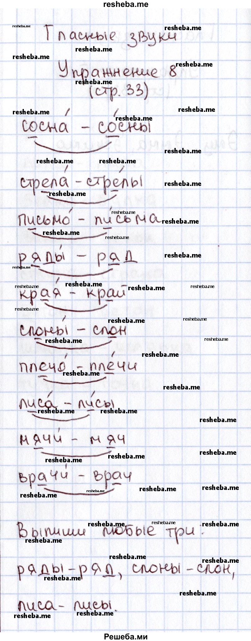     ГДЗ (Решебник №2 2013) по
    русскому языку    1 класс
            (рабочая тетрадь)            В.П. Канакина
     /        страница / 33
    (продолжение 3)
    