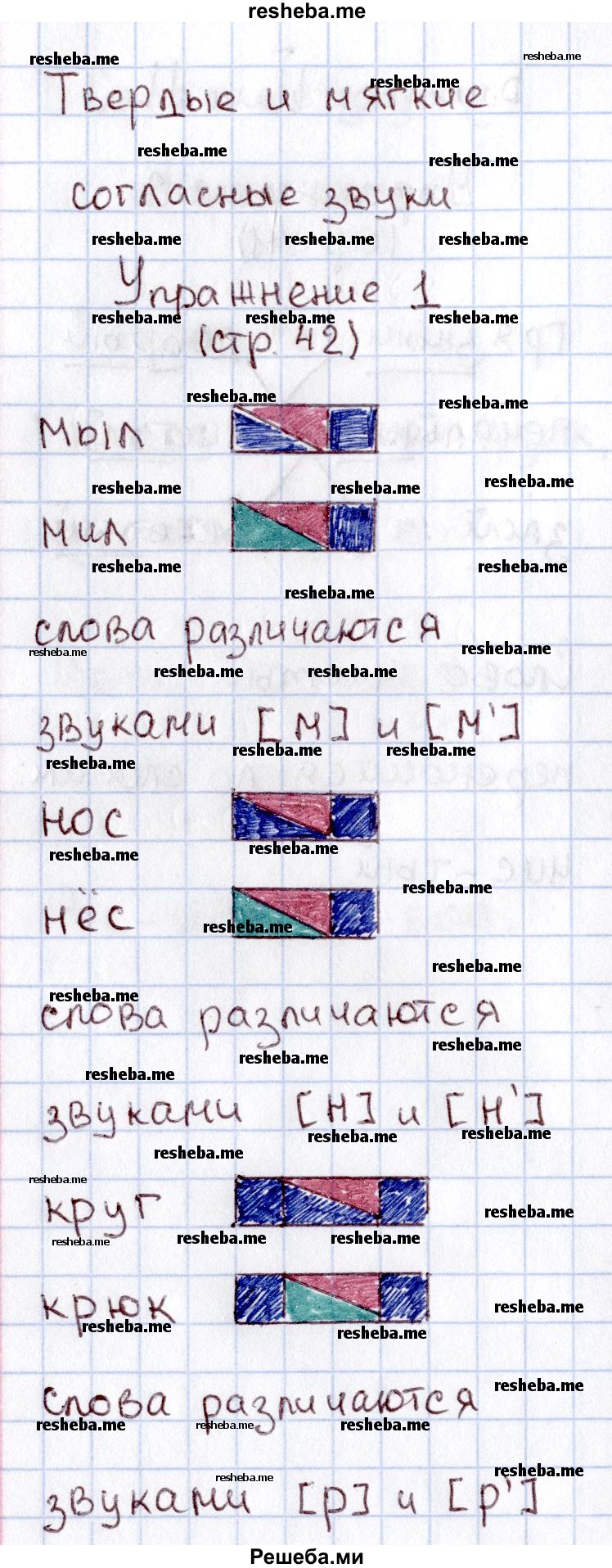     ГДЗ (Решебник №2 2013) по
    русскому языку    1 класс
            (рабочая тетрадь)            В.П. Канакина
     /        страница / 42
    (продолжение 2)
    