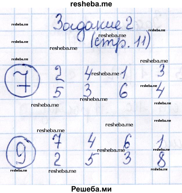    ГДЗ (Решебник №2 2016) по
    математике    1 класс
            (рабочая тетрадь)            Моро М.И.
     /        часть 2. страница / 11
    (продолжение 6)
    