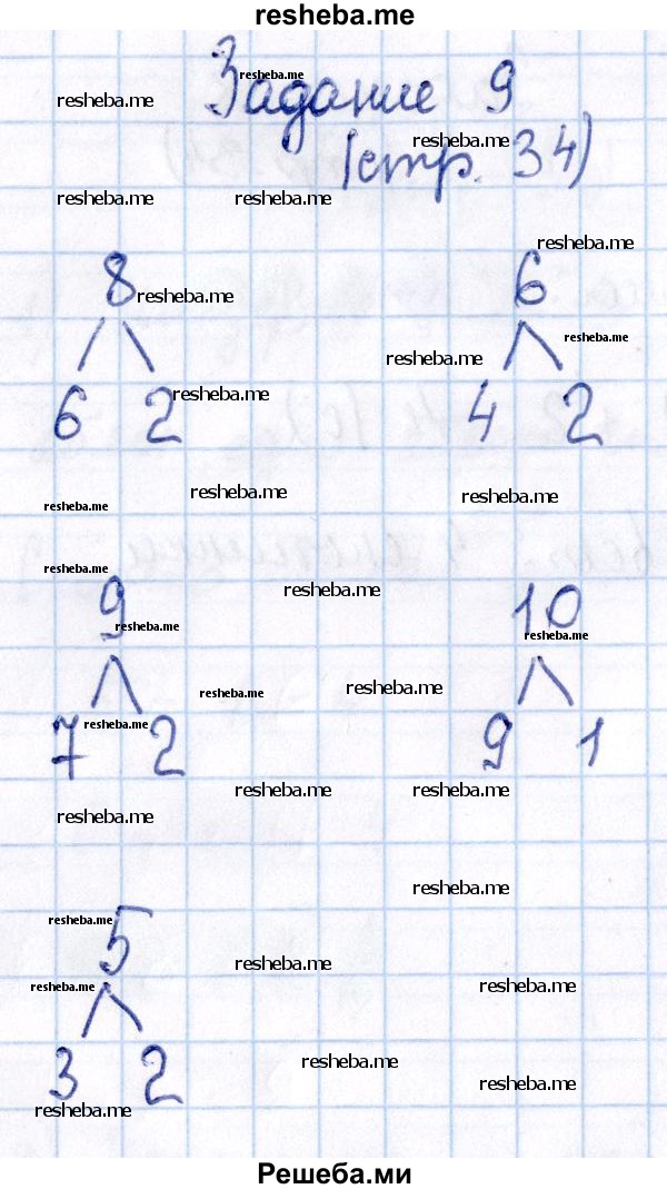     ГДЗ (Решебник №2 к тетради 2016) по
    математике    1 класс
            (рабочая тетрадь)            Моро М.И.
     /        часть 1. страница / 34
    (продолжение 6)
    