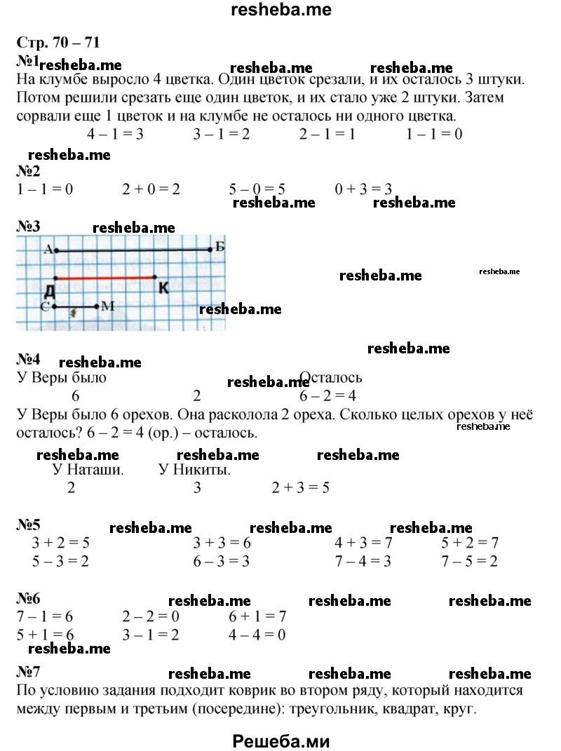     ГДЗ (Решебник 2016) по
    математике    1 класс
            (рабочая тетрадь)            Дорофеев Г.В.
     /        часть 1. страница / 70-71
    (продолжение 2)
    