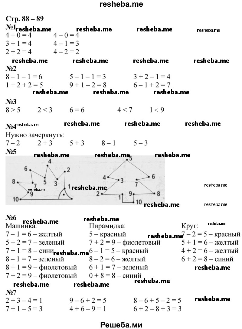     ГДЗ (Решебник 2016) по
    математике    1 класс
            (рабочая тетрадь)            Дорофеев Г.В.
     /        часть 1. страница / 88-89
    (продолжение 2)
    