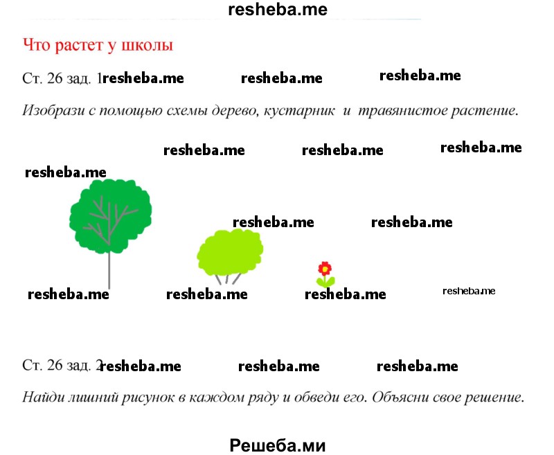     ГДЗ (Решебник 2016) по
    окружающему миру    1 класс
            (рабочая тетрадь)            Плешаков А. А.
     /        часть 1. страница / 26
    (продолжение 2)
    