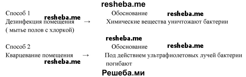 Предложите способы борьбы с бактериями при уходе за помещением (в школе и дома). Дайте обоснование предложенным способам