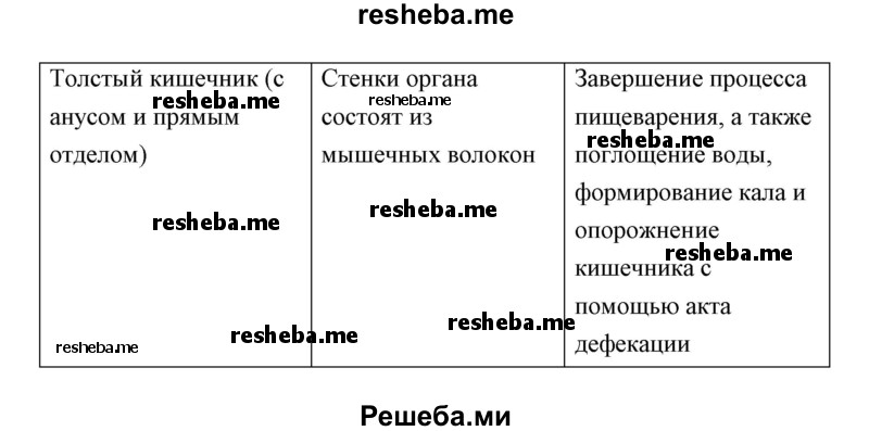 Разработайте критерии для сравнения отделов пищеварительной системы. Информацию сведите в таблицу, проанализируйте ее